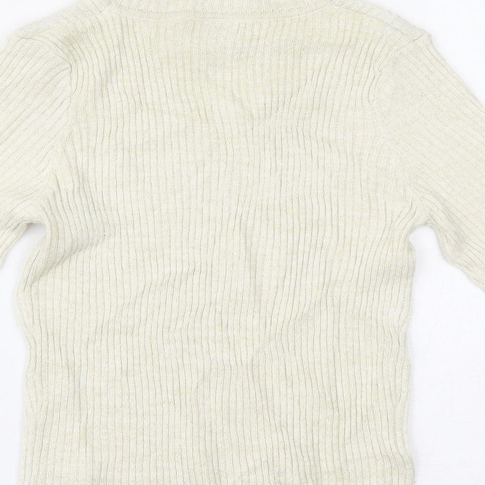 TU Girls Ivory Basic Blouse Size 9 Years