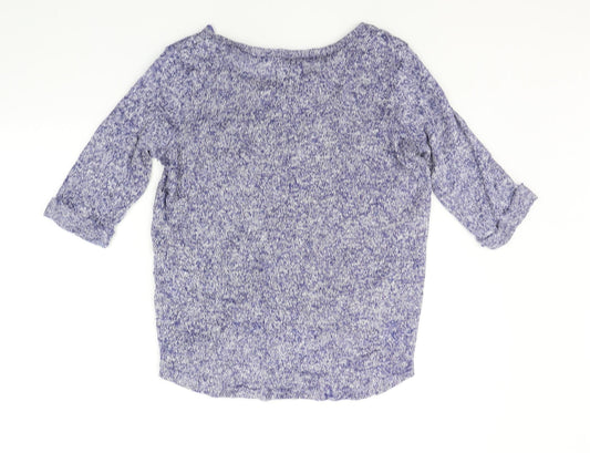 New Look Womens Blue Pullover Jumper Size 12