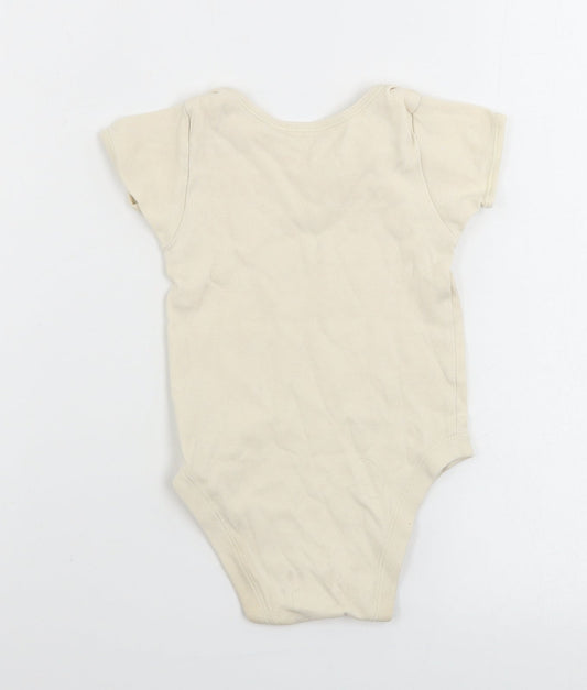 George Boys Beige Babygrow One-Piece Size 18-24 Months
