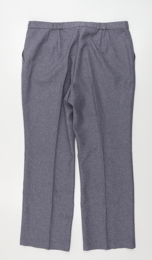 Marks and Spencer Womens Green Trousers Size 14 L27 in