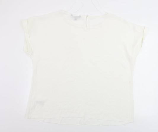 Bonmarché Womens Ivory Basic Blouse Size 22