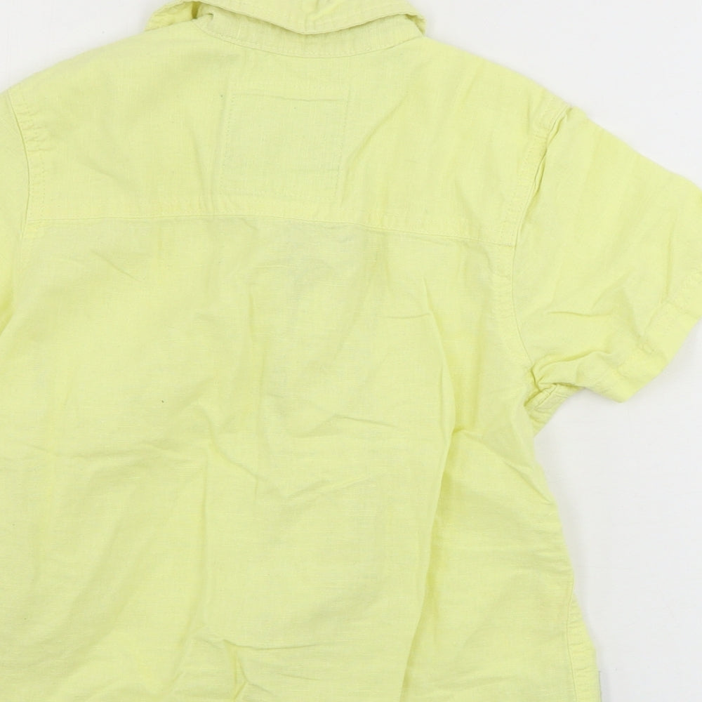 NEXT Boys Yellow Basic Button-Up Size 5 Years