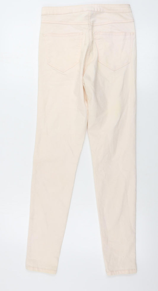 H&M Womens Pink Skinny Jeans Size 6 L27 in