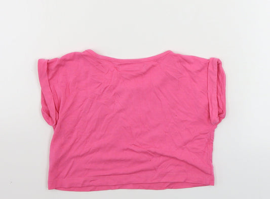 Pineapple Girls Orange Basic T-Shirt Size 7-8 Years