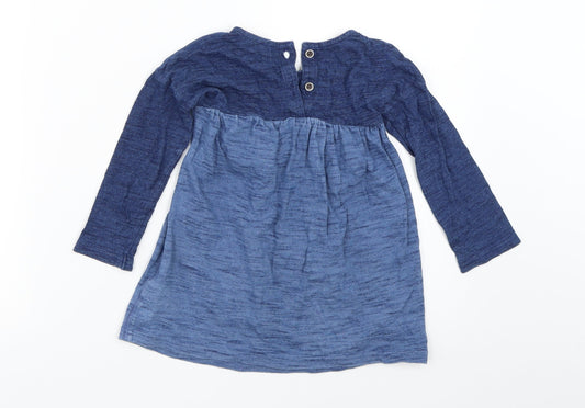 NEXT Girls Blue Fit & Flare Size 12-18 Months