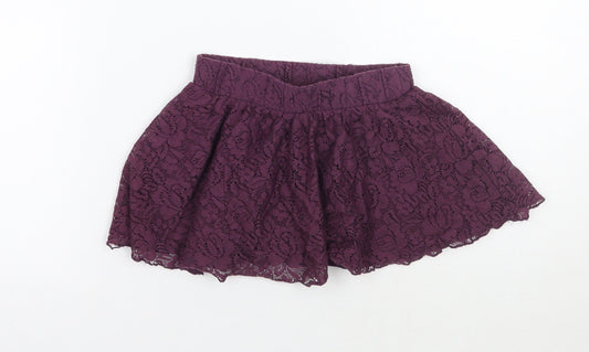 Terranova Girls Purple A-Line Skirt Size 4-5 Years