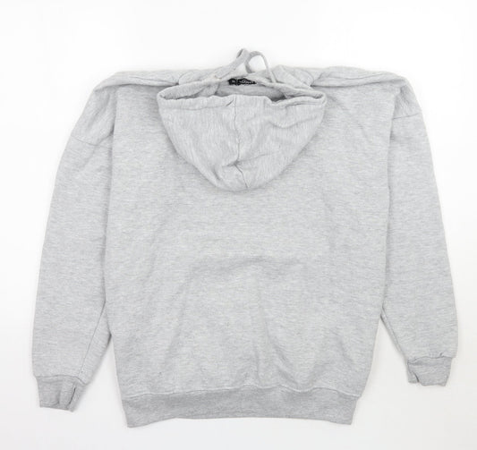Nasty Gal Womens Grey Pullover Hoodie Size XS