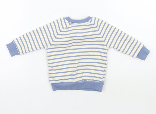 Primark Baby Ivory Striped Pullover Jumper Size 3-6 Months