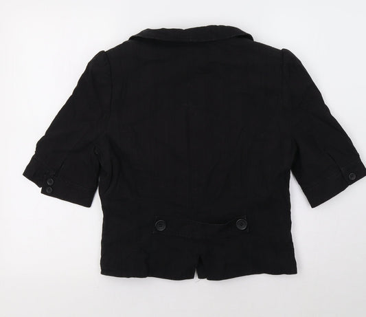 Prtimark Womens Black Jacket Blazer Size 14