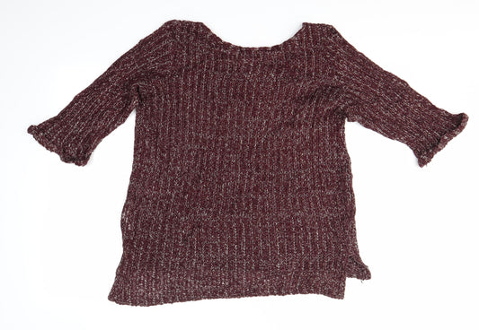 Topshop Womens Brown Pullover Jumper Size 8