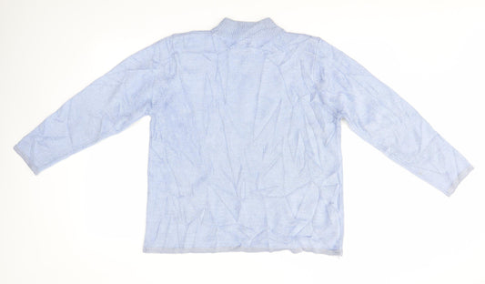 Fay Louise Womens Blue Pullover Jumper Size L