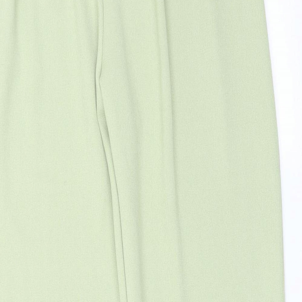 Preworn Womens Green Trousers Size 12 L28 in