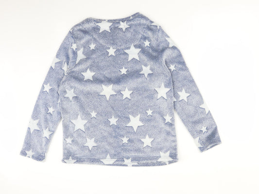 Primark Womens Blue Pullover Sweatshirt Size M - STARS