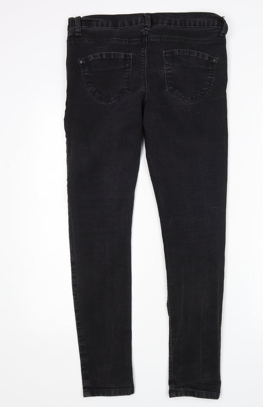 Denim Co Womens Black Skinny Jeans Size 12 L29 in