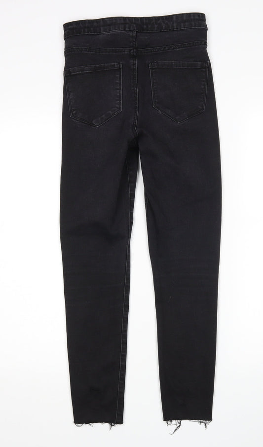 Denim Co Womens Black Skinny Jeans Size 10 L26 in