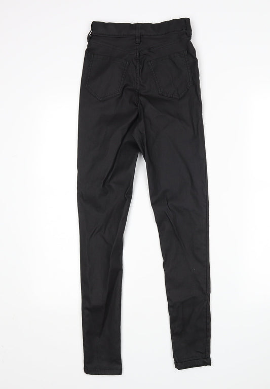 F&F Womens Black Skinny Jeans Size 6 L28 in