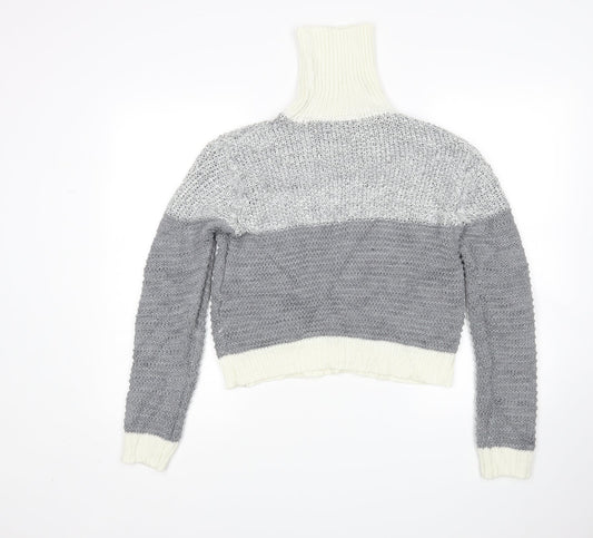 SheIn Womens Multicoloured Pullover Jumper Size S