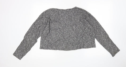 Topshop Womens Grey Pullover Jumper Size 8
