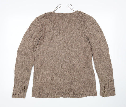 BHS Womens Brown Pullover Jumper Size 14