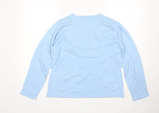 Fay Louise Womens Blue Pullover Jumper Size XL