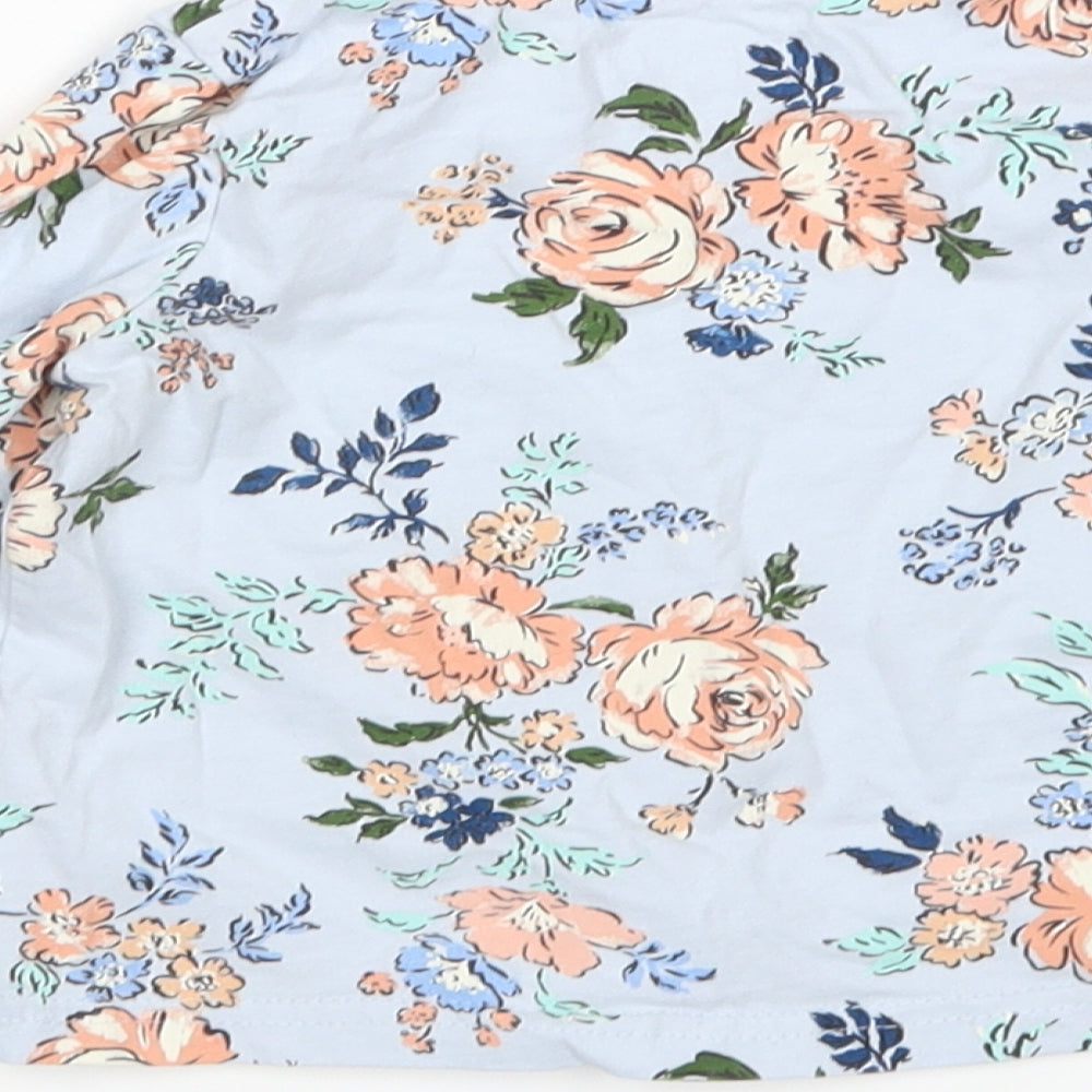 Nutmeg Girls Multicoloured Floral Basic T-Shirt Size 12-18 Months