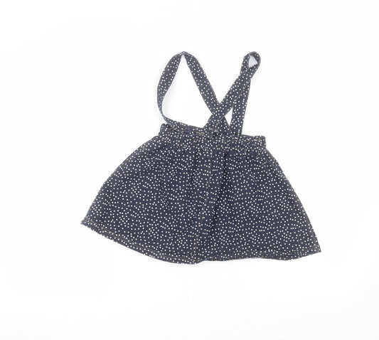 M&Co Girls Blue Polka Dot A-Line Skirt Size 3-4 Years