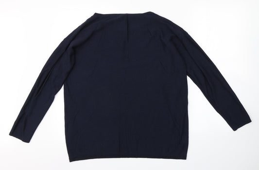 Preworn Womens Blue Pullover Jumper Size XL