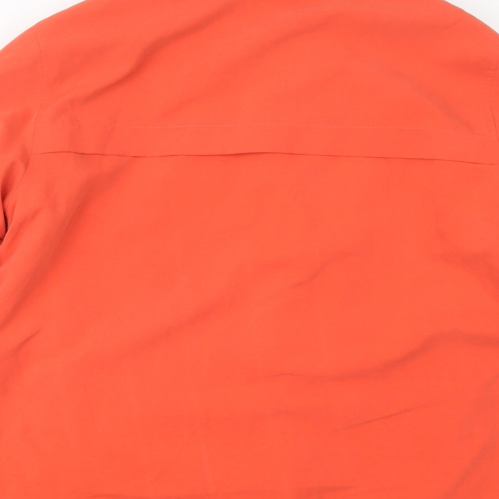 Marks and Spencer Womens Orange Jacket Coat Size 14
