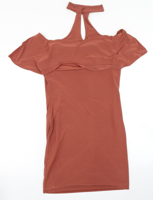 River Island Womens Brown Bodycon Size 12