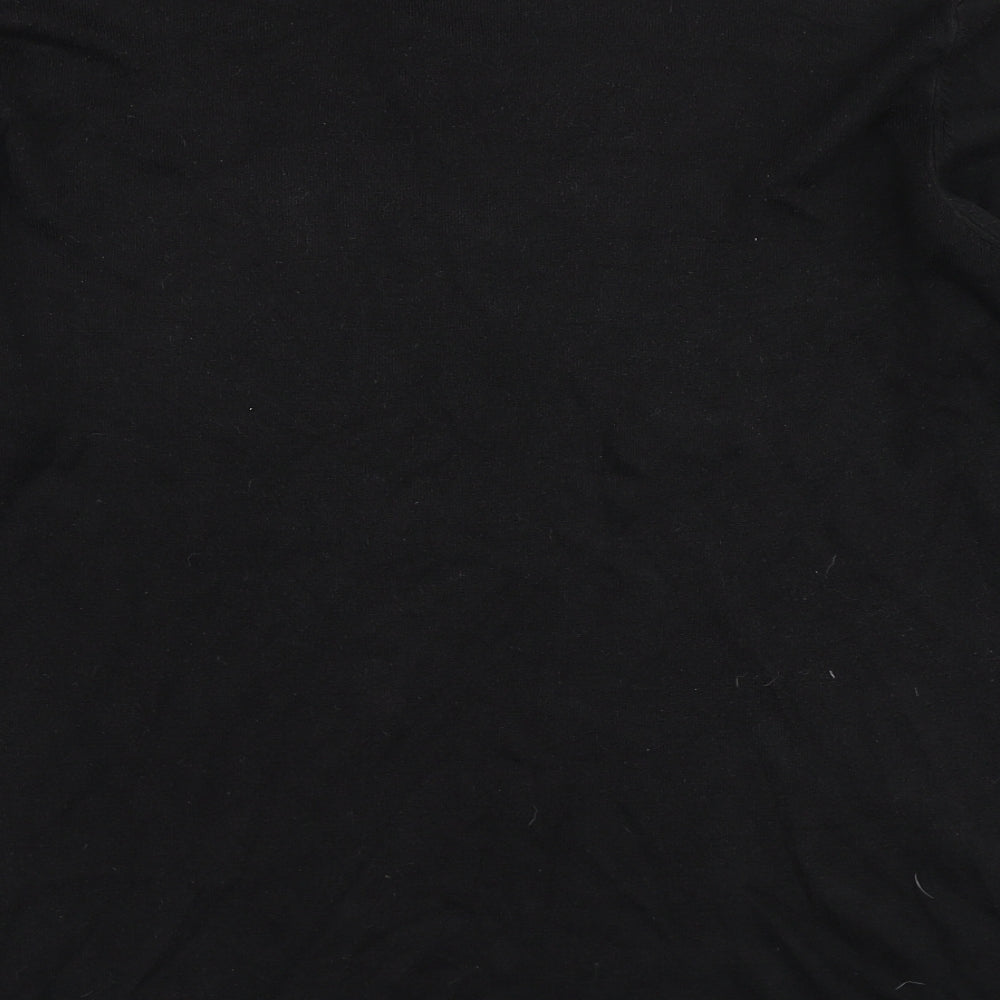 George Mens Black Knit Pullover Jumper Size XL