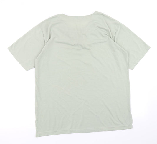 Lucky Womens Green Basic T-Shirt Size M