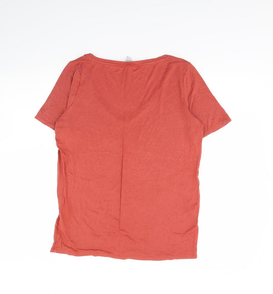 NEXT Womens Red Basic Blouse Size 10