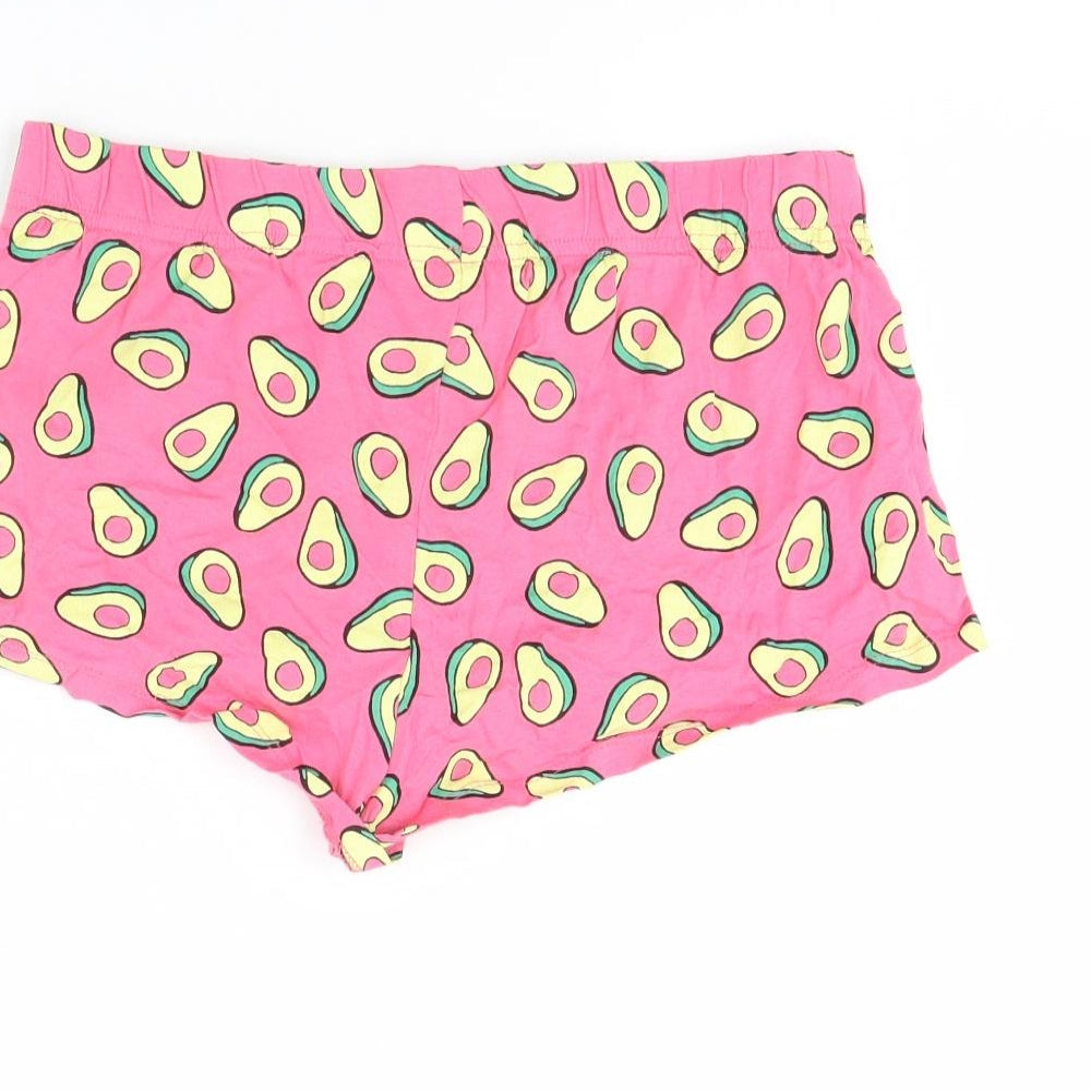 Anne Summers Womens Pink Solid Cami Pyjama Pants Size 8