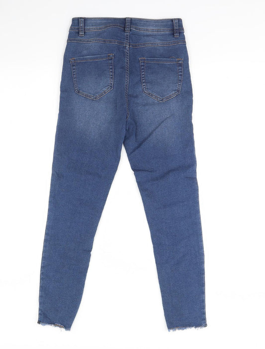 Blue Zoo Girls Blue Denim Skinny Jeans Size 12 Years
