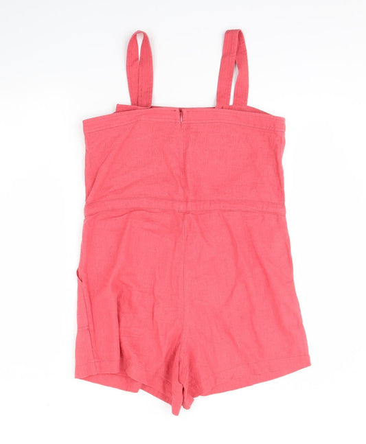 Gap Womens Pink Playsuit One-Piece Size 4 L3 in