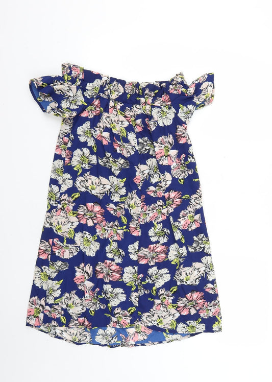 Atmosphere Womens Multicoloured Floral T-Shirt Dress Size 8