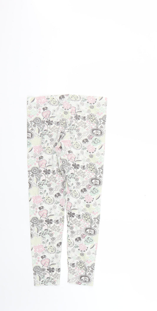 George Girls Multicoloured Geometric Cropped Trousers Size 10-11 Years
