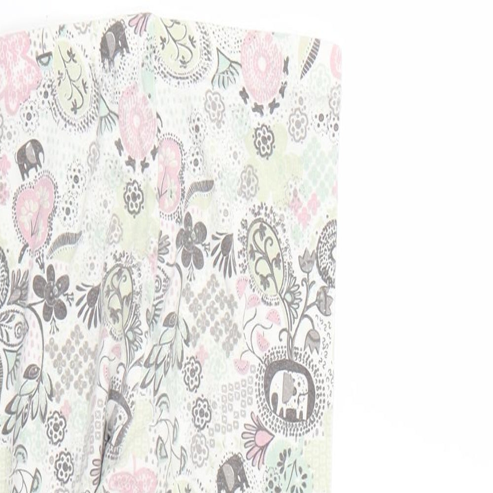 George Girls Multicoloured Geometric Cropped Trousers Size 10-11 Years