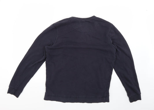 TU Mens Blue Pullover Jumper Size M