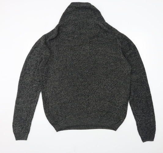 Urban Reef Mens Grey Knit Pullover Jumper Size L