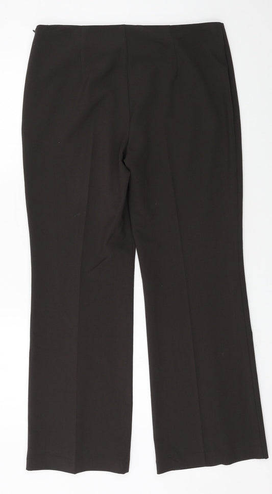 Marks and Spencer Womens Grey Trousers Size 12 L27 in