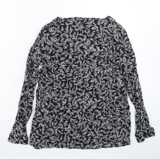 Mamalicious Womens Black Basic Blouse Size M