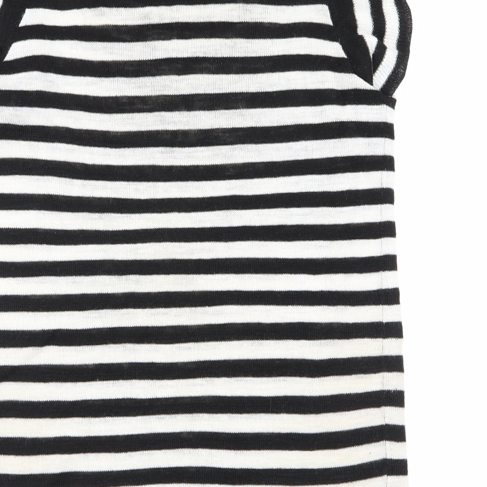 NEXT Womens Multicoloured Striped Basic T-Shirt Size 8