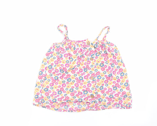 Kite Girls Multicoloured Floral Camisole Blouse Size 8 Years