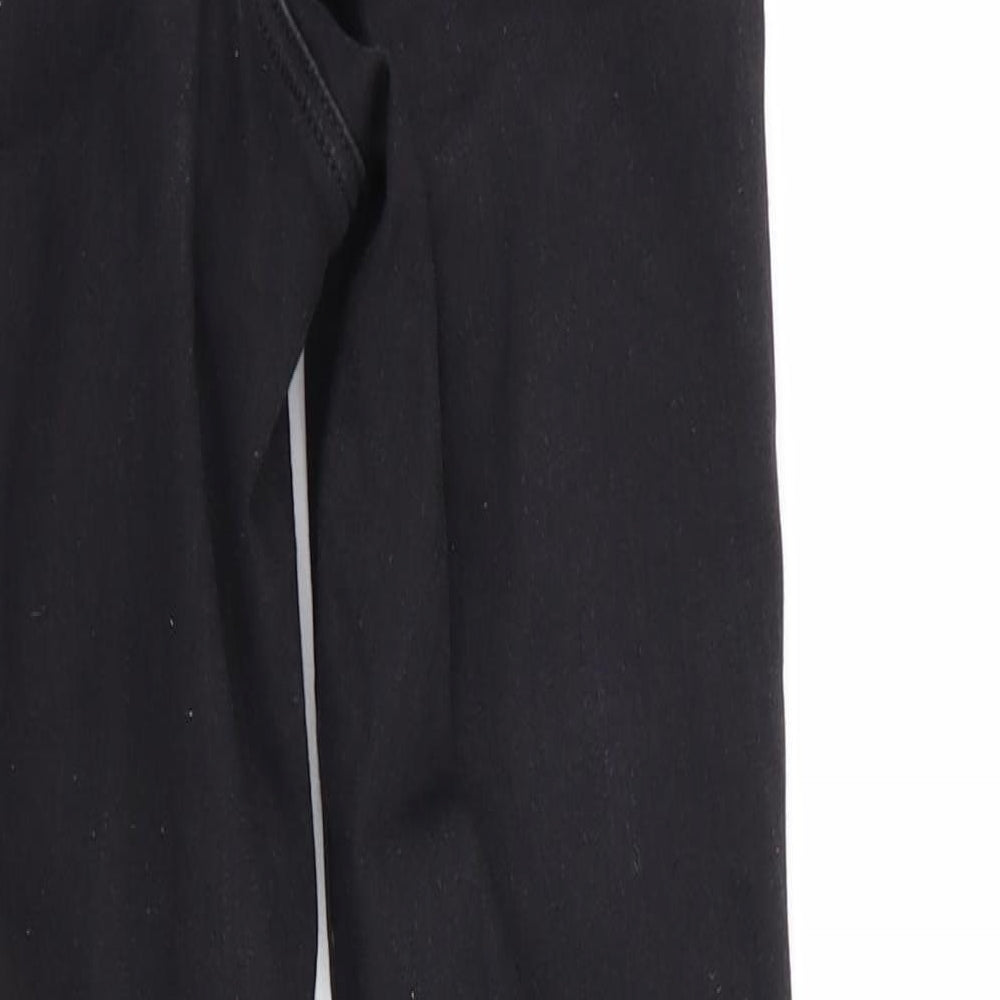 Topshop Womens Black Skinny Jeans Size 25 in L32 in - RIPPED JEANS