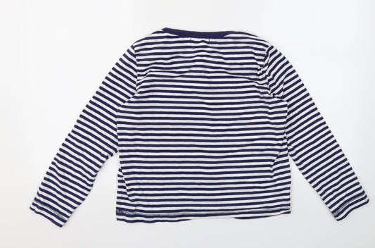 Avenue Womens Multicoloured Striped Basic T-Shirt Size 8