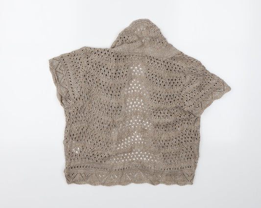 Soon Womens Brown Cardigan Jumper Size 12