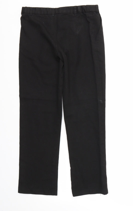 George Boys Black Capri Trousers Size 9-10 Years