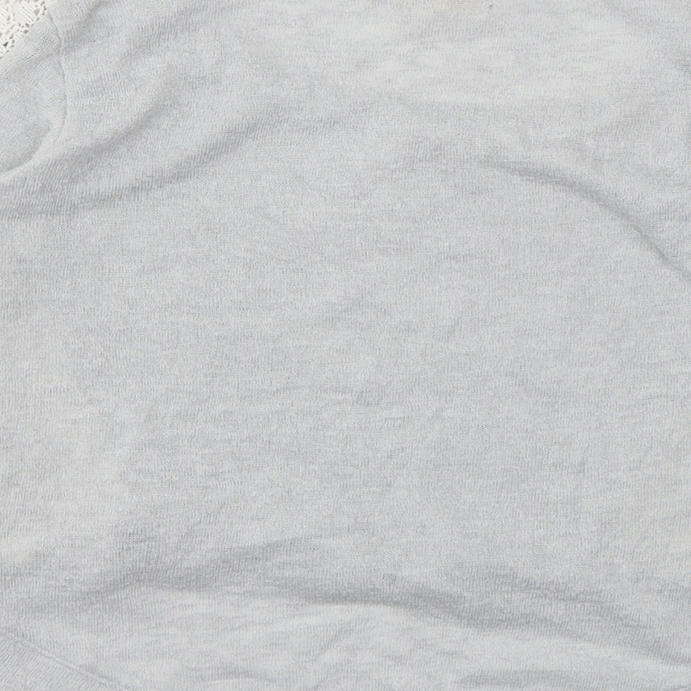 Hollister Womens Grey Pullover Sweatshirt Size M