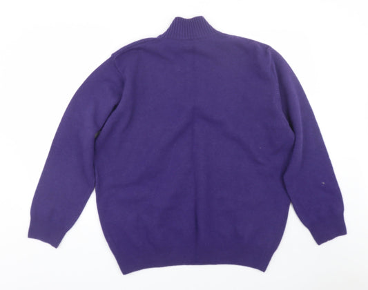 Giocanni Galli Mens Purple Pullover Jumper Size L